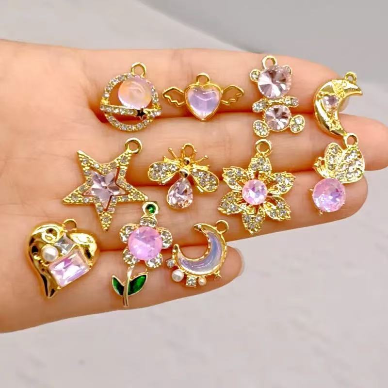 !!!! Alloy Diamond DIY Pendant（副本）